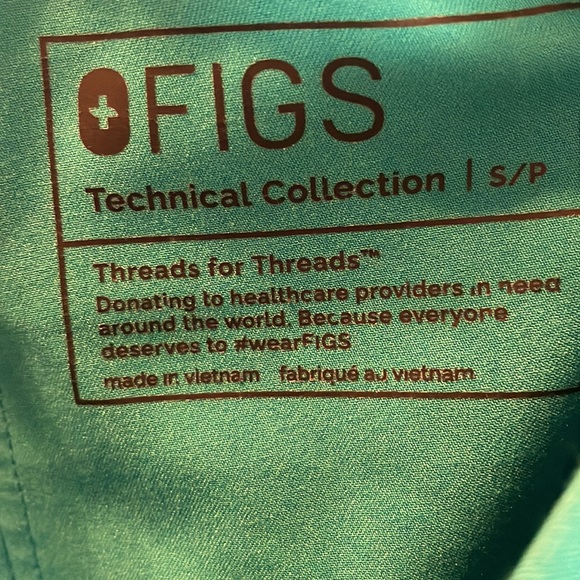 FIGS X~Small Top; Small Petite Pant NWOT - Picture 5 of 5